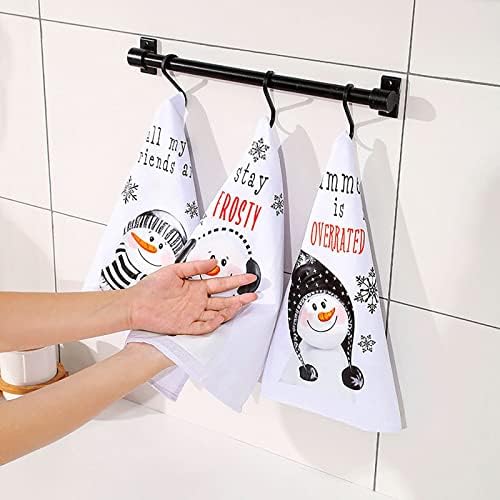 Xios 2022 zimska kuhinjska ručnik božićno kupatilo meko upijajuće ručnik za suđe prstom za pećnicu