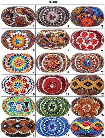 CopperBull Turski Marokanski Mozaik Stakleni Luster Svjetla Viseća Stropna Lampa