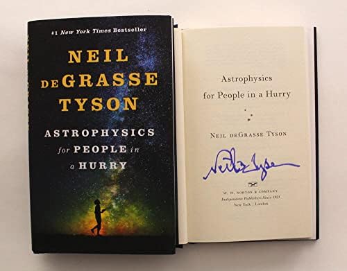 Neil Degrasse Tyson potpisan autogram Astrofizika za ljude u žurbi Book B - Svjetski poznati astrofizičar,