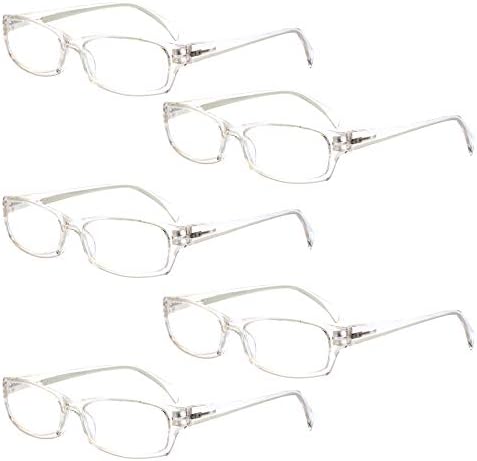 Henotin 5-Pack naočare za čitanje plavo svjetlo blokiranje naočara za čitanje računara protiv očiju za žene
