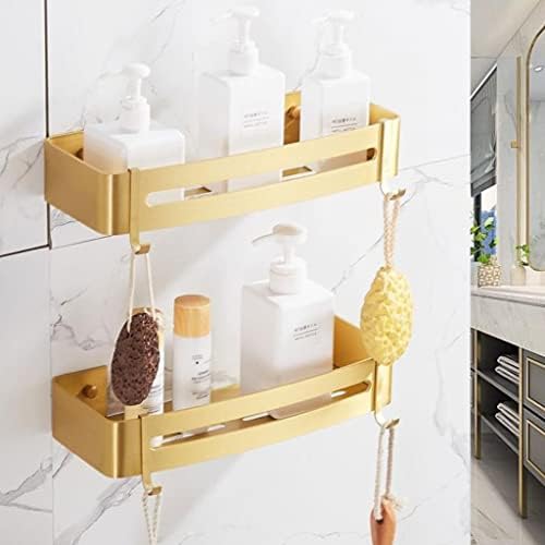 DVTEL Zlatna kupaonica Quadpartitna svjetlost police Luksuzna minimalistički prostor aluminijum kupaonica