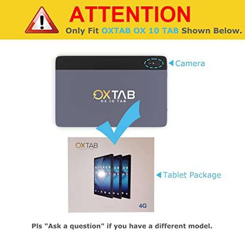 Torbica za tablet od 10 tablica, TRANSWON KIDS futrola za Oxtab Ox 10 Tab 10,1 inčni tablet 4G /