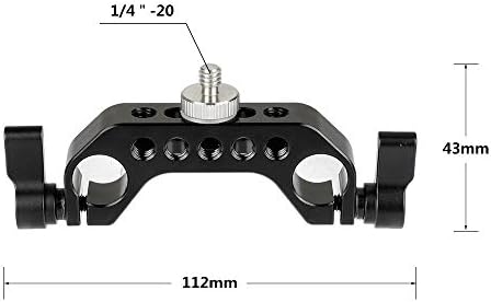 Kamera kamera 15 mm nosač štapa sa 1/4-20 nosačem navoja za rame za 15 mm - 2059