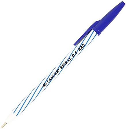 Lancer Ballpoint olovka 0,5 mm spiralna 825, plava mastila, pakiranje 50 kom.