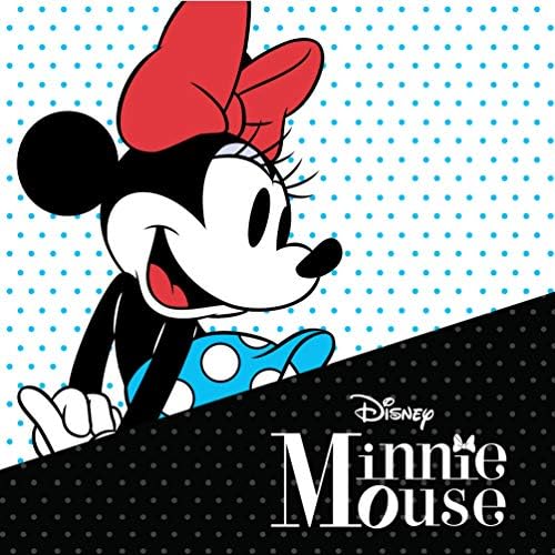 Disney Womens Crystal Minnie Mouse ogrlica i naušnice-posrebrene Minnie Mouse naušnice i odgovarajući