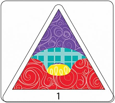 Eureka Slaganje uzorak piramide učionica potrepštine za učitelje, 3.75 x 3.75x 3.25