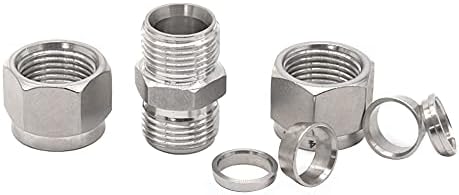 Metalna obrada 5pcs 304 od nehrđajućeg čelika kapilarna cijev cijevi 1/2 od 300 mm dužine 1 mm zid