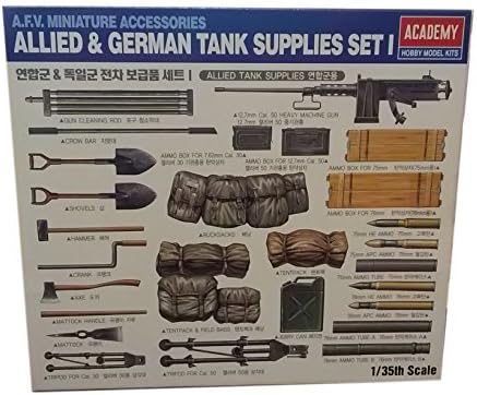Akademija Drugog svjetskog rata komplet Njemačke i savezničke tenkovske opreme i model Kit