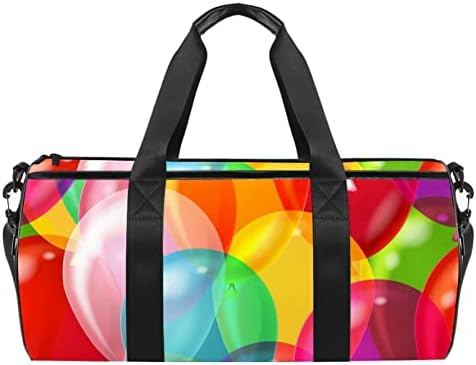 Akvarel šareni balonski uzorak torba za nošenje preko ramena platnena putna torba za teretanu Sport Dance