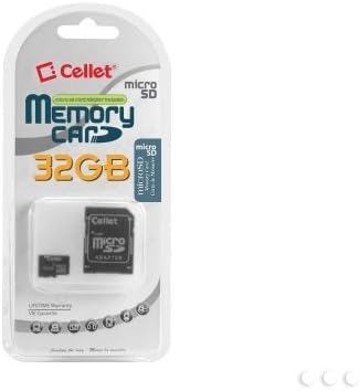 Cellet 32GB DXG DXG-A85v Micro SDHC kartica je prilagođena formatiran za digitalne velike brzine, bez