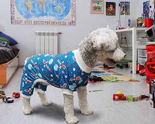 Xpudac pas pidžama odjeća za male pse dječak djevojka, pas Pjs Puppy Onesies Outfits odjeća za kućne