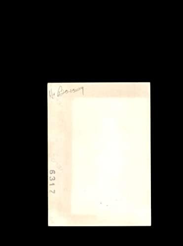 Hank Borowy potpisao je vintage 1940-ove originalne 3x4 fotografije na Wrigleyu Autograph Chicago