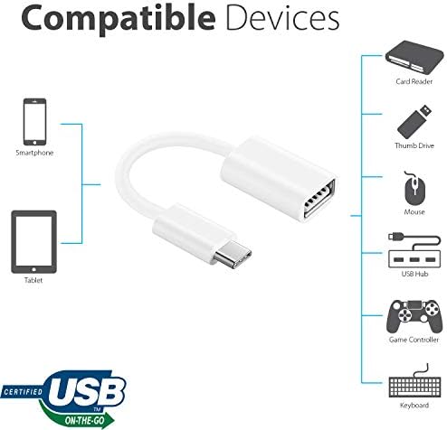 OTG USB-C 3.0 adapter Kompatibilan je sa vašim Samsung Galaxy F13 za brze, provjerene funkcije, višestruke