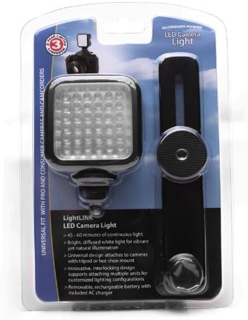Poboljšajte punjivu lampicu za video kamere - 36 zatamnjenih LED žarulja, ugrađeni difuzor, univerzalni