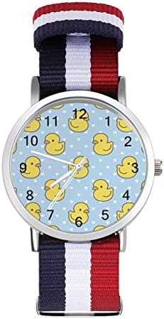 Crtani film Žuta patka meka tkana traka sat Legura sat sa najlonskim remenom rođendanski pokloni