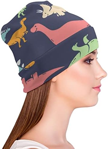 Baikutouan kapu za kapu dinosaurusa u boji za muškarce i žene sa dizajnom Lobanja kapa