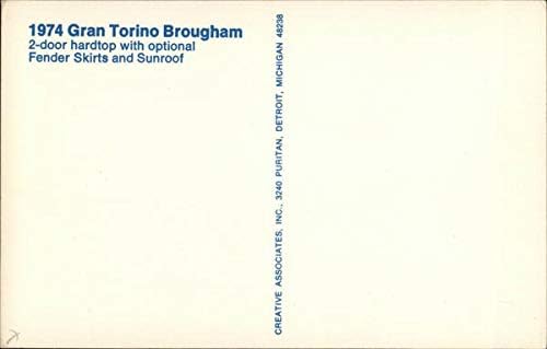 1974 Gran Torina Brougham Cars Originalna Vintage Razglednica