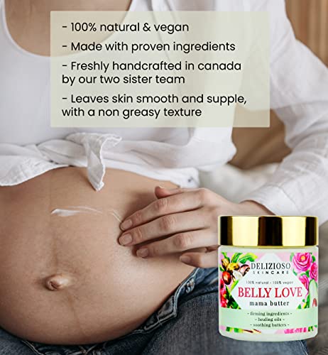 Belly Love Mama puter za strije - trudnoća & Post Partum - prirodno, vegansko & ručno rađeno - hidratantna