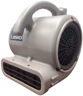 Lasko Super Fan Max Air Mover za Janitorial Water Damage Restoration Stackable Carpet fen Flower ventilator, Grey
