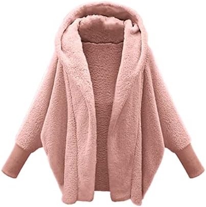 Qfvzhy Ženska zimska odjeća 2022 jesen / zima modna boja pune boje dugih rukava plišane kapute za jakna