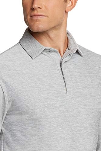 Muška košulja s dugim rukavima za muškarce - Brze suho polo - upf 30, rastezanje tkanine