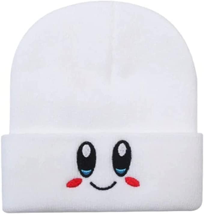 JILANI rukotvorina - Kirby Beanie Anime šešir za odrasle veličine Kawaii, srednje veliki