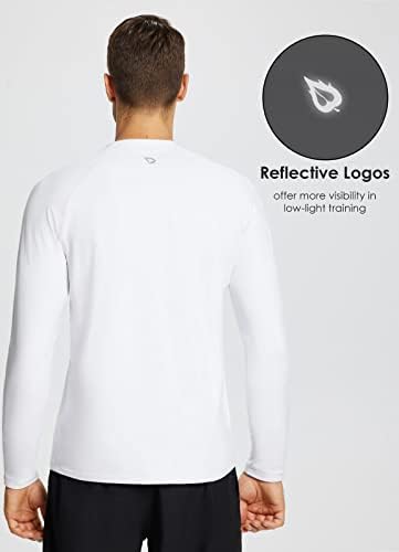 BALEAF Muška flisa termo Dugi rukav Shirt Cold Weather Workout Tops moisture Wicking košulja za trčanje