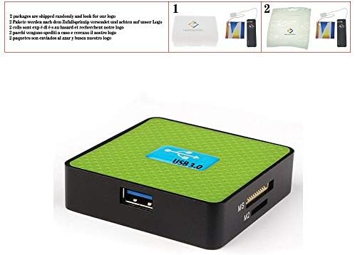 Hiperdeal All-in-1 USB 3.0 kompaktni Flash čitač više kartica CF Adapter Micro SD MS Green Dropshipping April