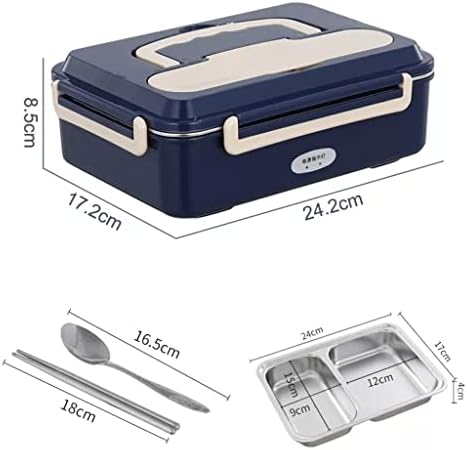 WYKDD dvostruka namjena električna kutija za ručak od nehrđajućeg čelika školski autobus piknik grijač za grijanje