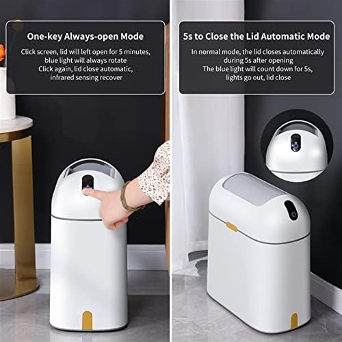 NUOPAIPLUS Smart Sensor kanta za smeće, kanta za smeće sa automatskim senzorom pametna kanta za smeće za kućni toalet kuhinja kupatilo Smart Home