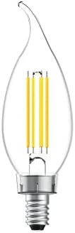 Ge Classic 60-Watt EQ CAC meka Bijela kandelabra baza LED sijalica sa mogućnošću zatamnjivanja