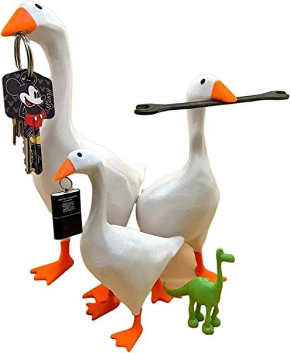 Giltswift Iron Magnetic Duck Swan Magnet Tipka Skladištenje Skladište smole ukrasi magnetski usisni