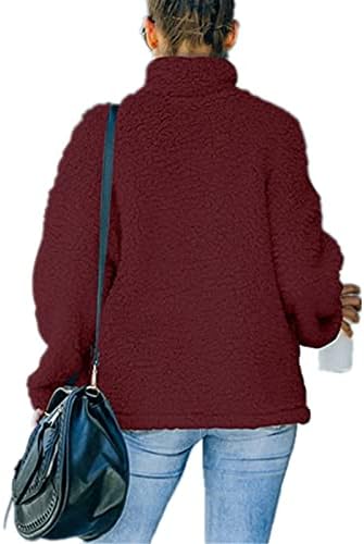 Prdecexlu dugi rukav Boho rezač za žene Pab Jesen Udobnu puffer jakna Super meka čvrsta boja rever-up