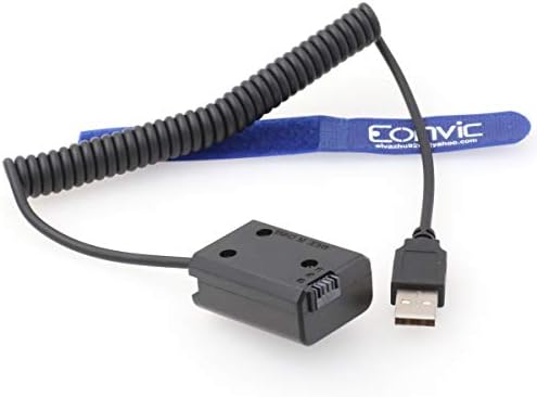 Eonvic 5V USB NP-FW50 Tummy baterija Adapter kabel za adapter za Sony A7 / A7II / A7R / A7S / A7RII