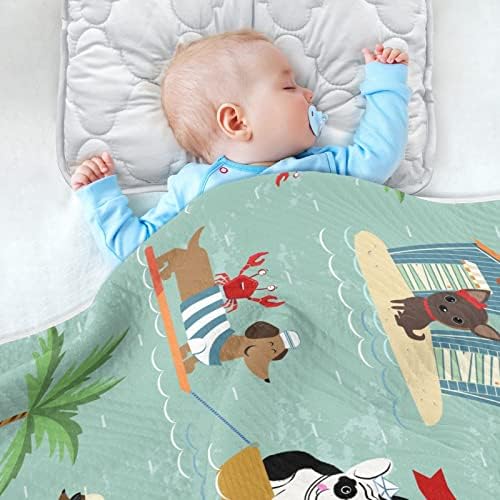 Swaddle pokrivane psi na odmoru Pamučni pokrivač za dojenčad, primanje pokrivača, lagana mekana prekrivačica