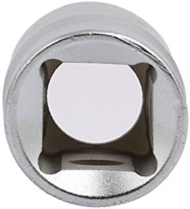 X-dree kvadratni pogon 17mm 6 točka utičnica Silver Tone 2pcs (Unidad Cuadrada de 1/2 'Adaptador de udarna zócalo
