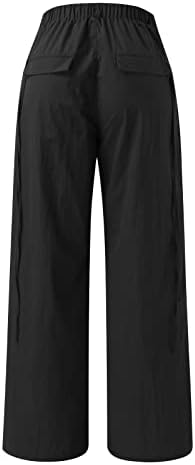 Miashui dame hlače 2023 teretna hlače Žena opuštena fit baggy odjeća crne hlače Ležerne ljetne