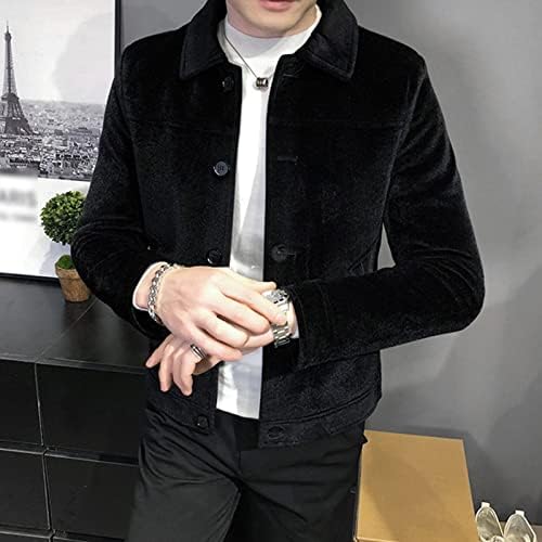 Muška vitka vunena jakna Osnovna jednokratna fit topla zgušnjavati poslovne kapute vrećice modni retro kaput