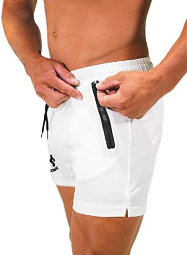 Maikanong Muške Hlatke za teretanu Bodybuilding Outdoor Trening Brze suhi treneri šorc sa džepovima sa zatvaračem