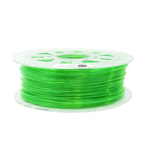 Gizmo dorks 1,75mm PLA Filament 1kg / 2.2lb za ​​3D štampače, prozirna zelena