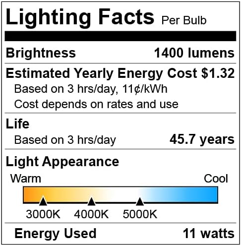 Sunlite 40266 LED CCT PLV Ugradna balastna bajpas sijalica, 11 W 26W fluorescentna zamjena 1400 lumena,