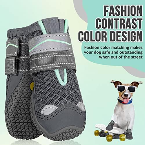 Lukovee cipele za pse - prozračne gumene potplatne čizme za zimsko snijeg, otporan na toplinu zaštitnika za
