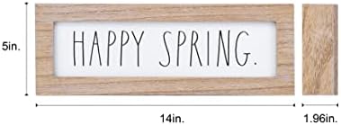 Rae Dunn Spring Decor Decrect - proljetni ukrasi za dom i ured - proljetni dekor natpis - proljetni