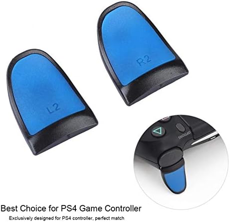Cuifati PS4 kontroler L2 R2 tipke, odlični osjećaj ruku, produženo, neklizajuće, umjereno tvrdoće,