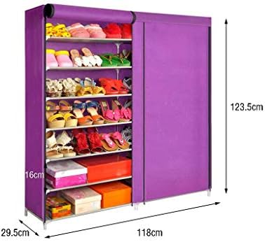 KMMK ormar za ulazni hodnik 7-sloj stalak za obuću s poklopcem za prašinu ormar za cipele za skladištenje