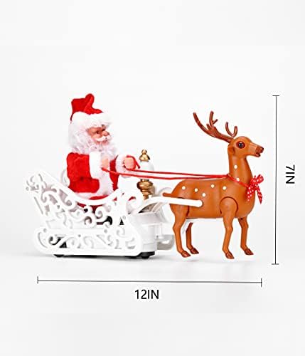 Joy breskva Santa Claus glazbeni pokloni, božićne ukrase unutarnje, automatski mijenjaju smjer