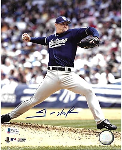 Trevor Hoffman San Diego Potpotpućen bejzbol 8x10 inčni foto beckett bas autograph cert