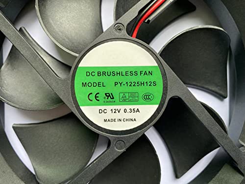 za Py-1225h12s DC12V 0.35 a 12cm 12025 2-žični ventilator za hlađenje