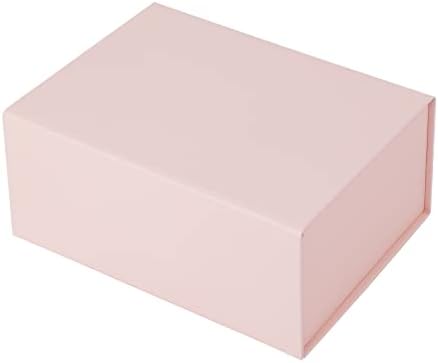 BETTPACK Pink Boxes poklon kutije magnetno zatvaranje 8.2 x6. 4 x3. 3In Poklon kutija za vjenčanje sa poklopcima sklopiva čvrsta Poklon kutija za bebe za Majčin dan, rođendan, godišnjice, vjenčanja
