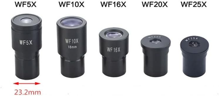 Komplet opreme za mikroskop za odrasle mikroskop širokougaoni okular WF5X WF10X WF16X WF20X WF25X interfejs